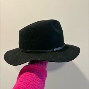 Banana Republic Black Felt Cowgirl Hat